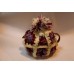 granny squares crochet tea cosies TCGS - Foxglove Pink