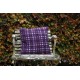 Mondo in Violet . Velvet backed cushions CZV77