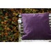 Mondo in Violet . Velvet backed cushions CZV77 - 