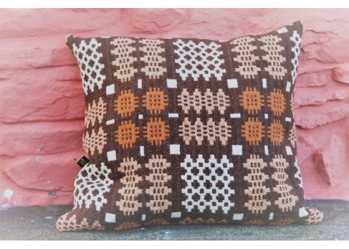 Chocolate & Caramel Caernarfon cushions CZ37