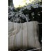 1930s striped cushions. Grey , Cream & Gold CZ34 - 
