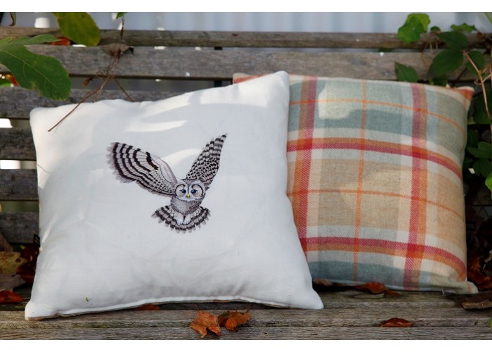 Tawny Owl cushions . Gwdi Hw