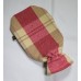 Mid century plaids & checks Hotties H04 - Cranberry and Milk Chocolate