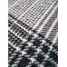 Black & Cream ticking stripe narrow width blanket NL109 - Black & Cream ticking stripe narrow width blanket NL109 -