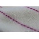 Soft undyed Cream blanket with delicate Punk stripes NL114 Soft undyed Cream blanket with delicate Punk stripes NL114