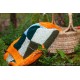 Knitted patchwork throw. Ember & Flax GS33 Knitted patchwork throw. Ember & Flax GS33