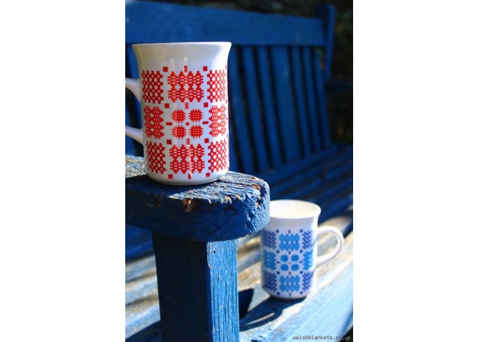 Welsh tapestry design mugs