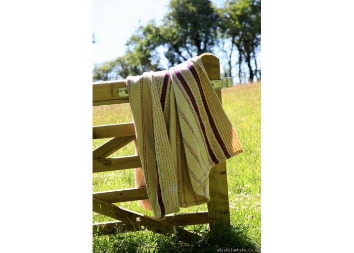 Cilcennin Mill striped blanket NL89 Cilcennin Mill striped blanket NL89