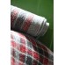 Steel grey, Indigo & Scarlet Striped blanket NL92 - Steel grey, Indigo & Scarlet Striped blanket NL92 -