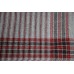 Steel grey, Indigo & Scarlet Striped blanket NL92 - Steel grey, Indigo & Scarlet Striped blanket NL92 -