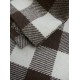 Undyed wool in a Brown & Cream checkerboard NL30 Undyed wool in a Brown & Cream checkerboard NL30