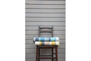 New Melin Tregwynt blanket TBNT78 Club stripe 