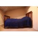 Navy Blue & White Honeycomb Quilt CPH76